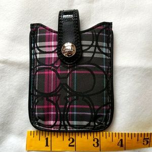 Coach phone sleeve